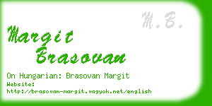 margit brasovan business card